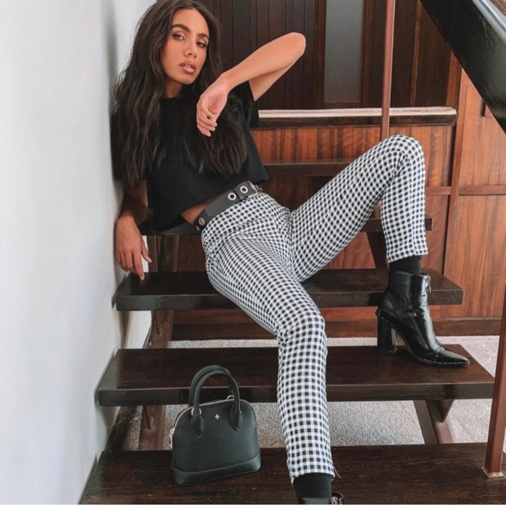 Vineyard Vines skinny gingham pants